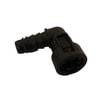 Fleetguard 07158583010 Quick Disconnect Coupler Quick Disconnect Coupler, 90-Degree Angle, Black, 3/8in Nominal Width