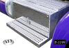 Aranda P-1199 Battery Service Tool Kit Battery and Tool Box Trim Set - With Top Bends, Stainless Steel