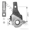 Automann 135.1034 Air Brake Manual Slack Adjuster Air Brake Manual Slack Adjuster, Haldex Type 1.5-inch 10 Spline with