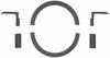 Fel-Pro BS 40489 Engine Crankshaft Seal Kit Engine Crankshaft Seal Kit