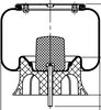 64274 by CONTITECH - Air Spring Rolling Lobe - 9 10-14 P 312 (W01-358-9069, 1R12-069)