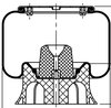 ContiTech 65990 Suspension Air Spring Kit Air Spring Rolling Lobe - P577 (1R12-1204, AS8577, AS8813)