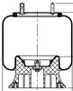 ContiTech 64294 Suspension Air Spring Kit Air Spring - 9 10-16 P 333, 13.5 in. Design Height, 7000 lb Load at 100 PSI