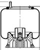 64650 by CONTITECH - Air Spring Rolling Lobe - 9 10-16 P 769 (1R12-541/AS8825)