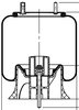 64278 by CONTITECH - Suspension Air Spring Kit - 14 in. Design Height, 12.6 in. Max Diameter, 22.9 in. Max Height