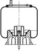 64405 by CONTITECH - Air Spring - 9, 10-17.5 P, 454 (1R12-499/8454)