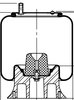ContiTech 65807 Suspension Air Spring Kit Aluminum Base Air Spring - 15.5 in. Design Height, 12.6 in. Max Diameter, 24.6 in.