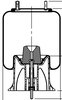64383 by CONTITECH - Suspension Air Spring - 18 in. Design Height, 12.6 in. Max Diameter, 28.5 in. Max Height