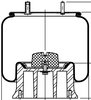 ContiTech 64272 Suspension Air Spring Kit Air Spring, Replaces AS9121