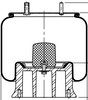 ContiTech 64347 Suspension Air Spring Kit Suspension Air Spring Kit - 13.5 in. Design Height, 13.7 in. Max Diameter, 22 in.