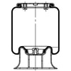 68120 by CONTITECH - Air Spring - 10 in. Design Height, 3300 lb Load at 100 PSI, 8.5 in. Max Diameter (AS5405)