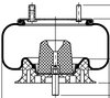 ContiTech 64260 Suspension Air Spring Kit Suspension Air Spring - 7.5 in. Design Height, 12.6 in. Max Diameter, 12.9 in. Max