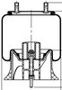 64692 by CONTITECH - Air Spring Rolling Lobe - 9 9/16 P 568 (1R11-292/8568, AS9626, HDV9626)