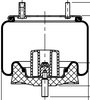 ContiTech 74843 Suspension Air Spring Kit Air Spring - Reversible Sleeve / Rolling Lobe, Piston-Style