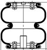 68160 by CONTITECH - Double Convoluted Air Spring - 1.60 in., 5.1612 lbs, 5 in. Design Height (FS 7659) (HT 5079)
