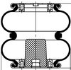 64509 by CONTITECH - Suspension Air Spring - FD 200-19 310, 8 in. Design Height, 9.8 in. Max Diameter (AS6902)