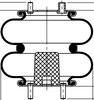 64512 by CONTITECH - Air Spring, Replaces AS6941