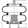 ContiTech 64513 Suspension Air Spring Kit FD 200-19 450