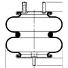 ContiTech 64518 Suspension Air Spring Kit FD 200-19 506