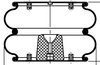 ContiTech 64545 Suspension Air Spring Kit Air Suspension Spring