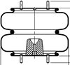 ContiTech 64605 Suspension Air Spring Kit FD 530-35 543