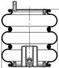 64648 by CONTITECH - Air Spring - ContiTech 64648, Triple Convoluted