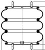 ContiTech 64505 Suspension Air Spring Kit FT 530-32 333
