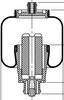 75313 by CONTITECH - Cab Air Spring - 6.25 in. Design Height, 1130 lbs Load at 100 PSI, 6.0 in. Max Diameter