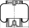 ContiTech 67851 Suspension Air Spring Kit Air Spring - VP SC29-W_7.24, 4.7 in. Design Height, 5.4 in. Max Diameter (FS