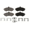 Custom Accessories AXMD941 Disc Brake Pad Set - Front, Semi-Metallic, FMSI D941, with Shims