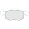 Custom Accessories AXCD843 Disc Brake Pad Set - Front, Ceramic, with Shims and Wear Sensors, FMSI D843