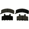 Custom Accessories AXMD368 Disc Brake Pad Set - Front, Semi-Metallic, FMSI D368, without Hardware