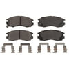 Custom Accessories AXMD484 Disc Brake Pad Set - Front, Semi-Metallic, FMSI D484, with Shims