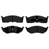 Custom Accessories AXMD730B Disc Brake Pad Set - Front, Semi-Metallic, FMSI D730B