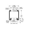 BWP-NSI AS7046 Suspension Air Spring Kit Firestone Sleeve Type Air Spri