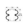 BWP-NSI AS7325 Air Suspension Spring Firestone Air Spring