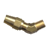 BWP-NSI M-415 Pipe Fitting BrsFtg Comp MPT 45° Elbw