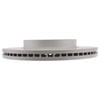 ACDelco 18A82458 Disc Brake Rotor Disc Brake Rotor - Front, Full Cast, Conventional, Coated, Cast Iron
