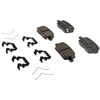 ACDelco 17D1914CHF1 Disc Brake Pad Set Disc Brake Pad - Bonded, Ceramic, Revised F1 Part Design, with Hardware