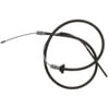 ACDelco 18P1225 Parking Brake Cable Parking Brake Cable - Front, 65.30", Threaded End 1, Fixed Wire Stop End 2