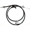 ACDelco 18P97071 Parking Brake Cable Parking Brake Cable - Rear Driver Side, Black, EPDM Rubber, Specific Fit