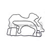 Interstate-McBee M-1842910C1 Engine Cover Gasket Engine Cover Gasket - Front