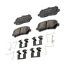 ACDelco 17D1281CHF1 Disc Brake Pad Set Disc Brake Pad - Bonded, Ceramic, Revised F1 Part Design, with Hardware