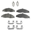 ACDelco 17D749CHF1 Disc Brake Pad Set Disc Brake Pad - Bonded, Ceramic, Revised F1 Part Design, with Hardware