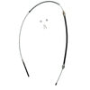 ACDelco 18P2287 Parking Brake Cable Parking Brake Cable - Front, 51.60", Threaded End 1, Fixed Wire Stop End 2