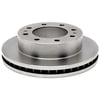 18A1206A by ACDELCO - Disc Brake Rotor - 8 Lug Holes, Cast Iron, Non-Coated, Plain, Vented, Front
