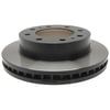 18A1206 by ACDELCO - Disc Brake Rotor - 8 Lug Holes, Cast Iron, Plain, Turned Ground, Vented, Front