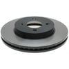 18A1585 by ACDELCO - Disc Brake Rotor - 4 Lug Holes, Cast Iron, Plain, Turned Ground, Vented, Front
