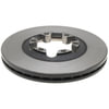 18A1622A by ACDELCO - Disc Brake Rotor - 6 Lug Holes, Cast Iron, Non-Coated, Plain, Vented, Front