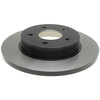 ACDelco 18A1675 Disc Brake Rotor Disc Brake Rotor - 5 Lug Holes, Cast Iron, Plain, Solid, Turned Ground, Rear